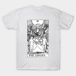 The Lovers Tarot Card T-Shirt